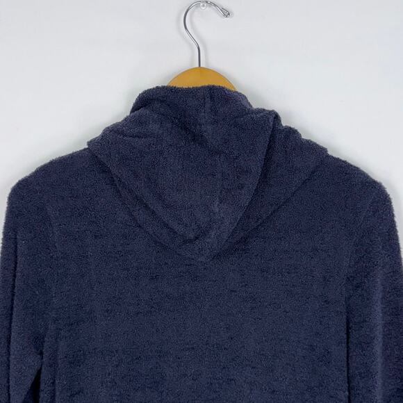 Barefoot Dreams Women's Cozy Chic Lite Coastal Hooded Cardigan XS/S Navy - Picture 8 of 13